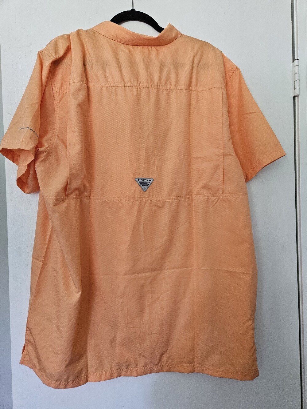 NWT Columbia Omni-Wick Peach Orange Fishing Shirt Men's XXL - Picture 3 of 11